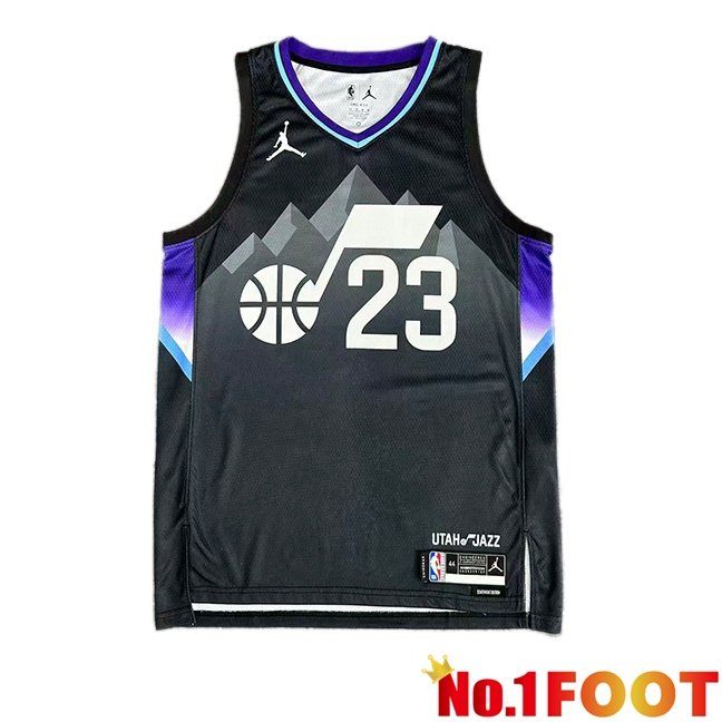 NBA Utah Jazz (Lauri Markkanen 23)Jersey Black 2025/2026