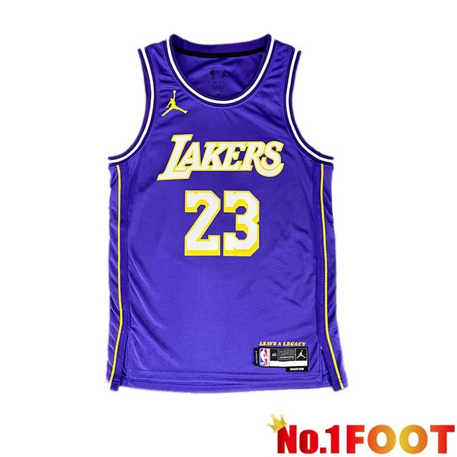 NBA Los Angeles Lakers (LeBron James 23)Jersey Purple 2025/2026