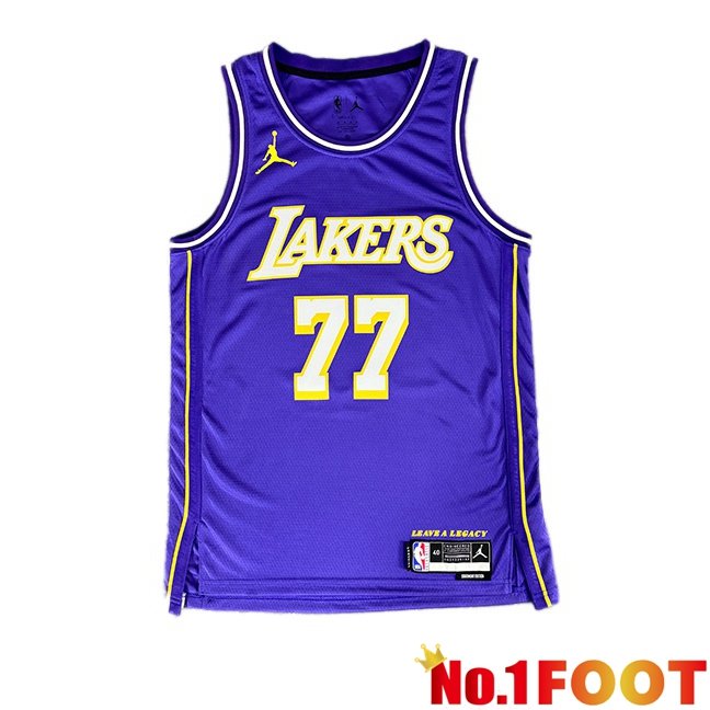 NBA Los Angeles Lakers (Luka Dončić 77)Jersey Purple 2025/2026