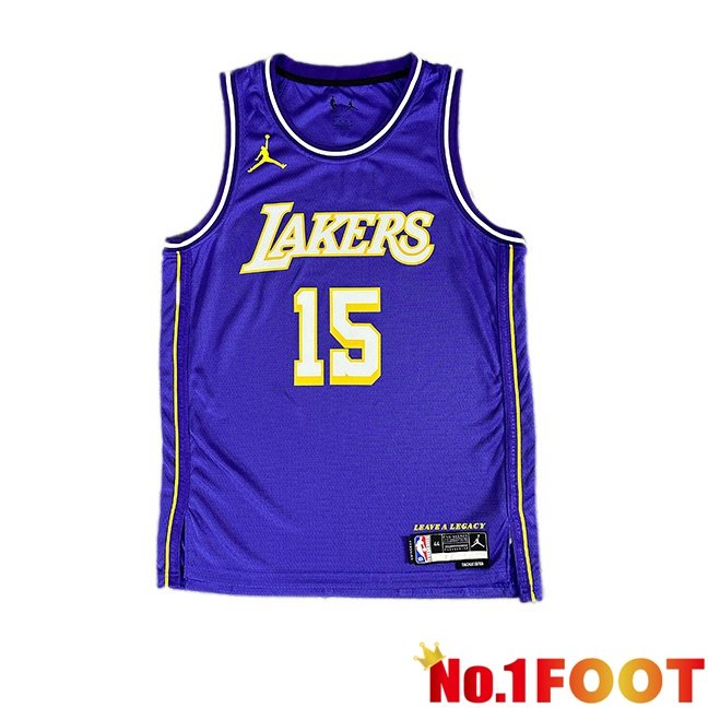 NBA Los Angeles Lakers (Austin Reaves 15)Jersey Purple 2025/2026