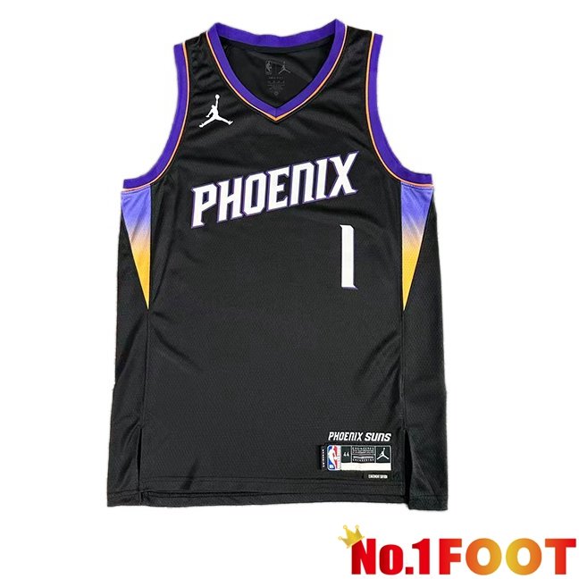 NBA Phoenix Suns (Devin Booker 1)Jersey Black 2025/2026