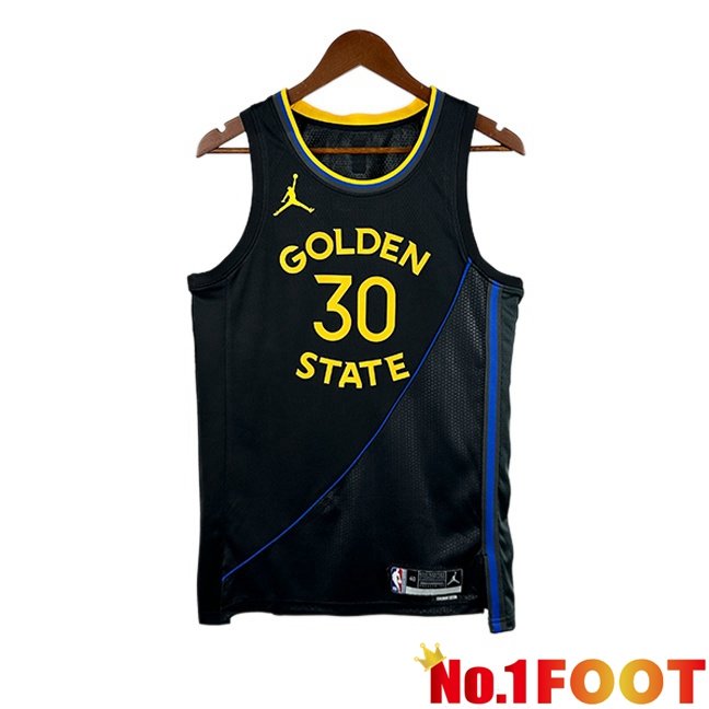 NBA Golden State Warriors (Stephen Curry 30)Jersey Black 2024/2025