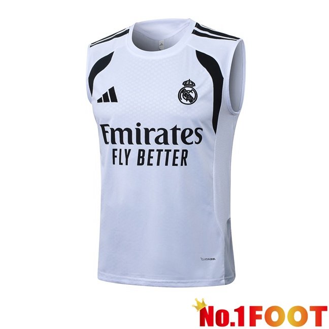 Real Madrid Soccer Vest White 2026/2027