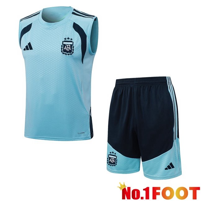 Argentina Soccer Vest + Shorts Blue 2026/2027
