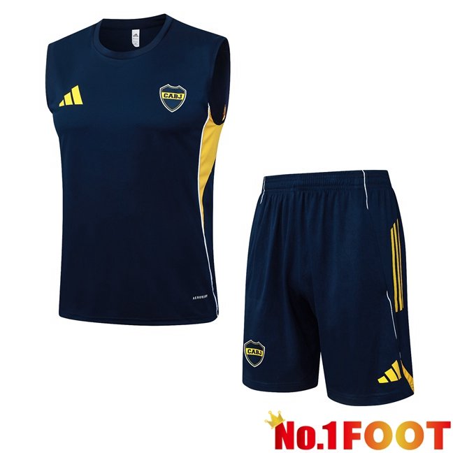 Boca Juniors Soccer Vest + Shorts Blue Royal 2026/2027