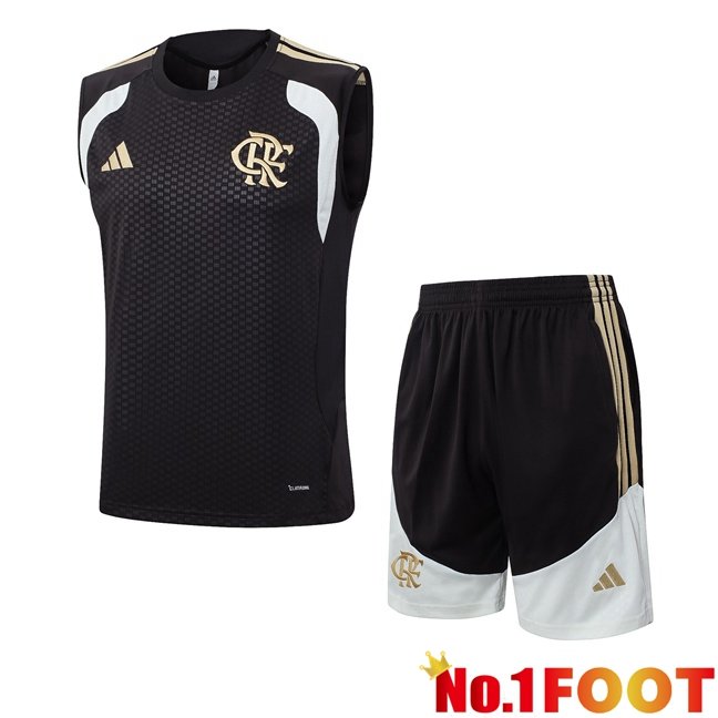 Flamengo Soccer Vest + Shorts Black 2026/2027