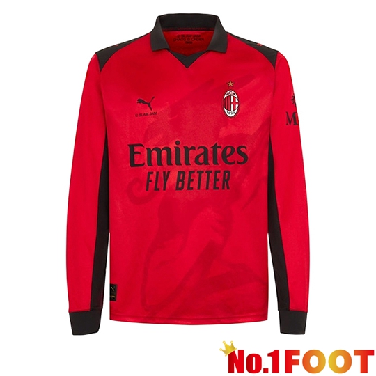 AC Milan Fourth Soccer Jersey Long sleeve 2025/2026
