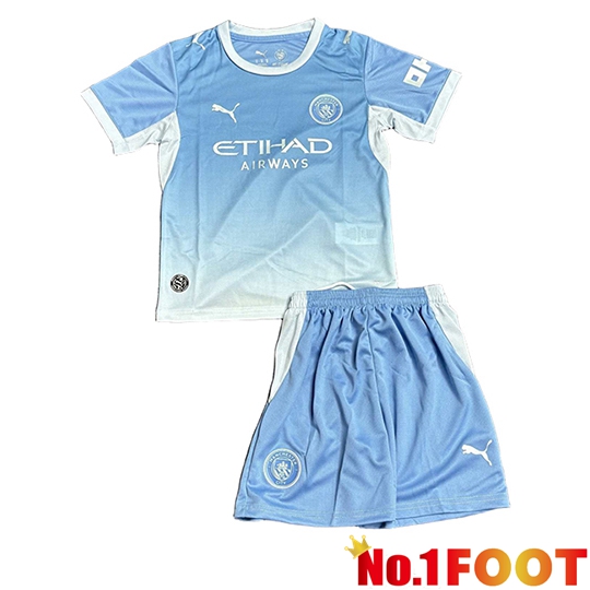 Manchester City Kids Home Soccer Jersey 2026/2027