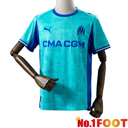 Marseille OM Soccer Jersey Special Edition Light Blue 2026/2027