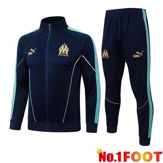 Marseille OM kit Training Jacket Suit Blue Royal 2026/2027