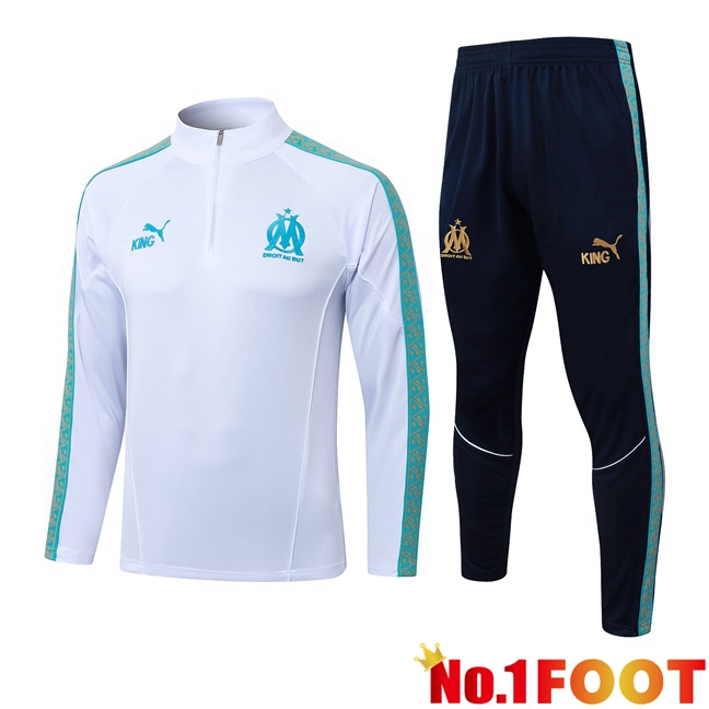 Marseille OM kit Training Tracksuit White 2026/2027