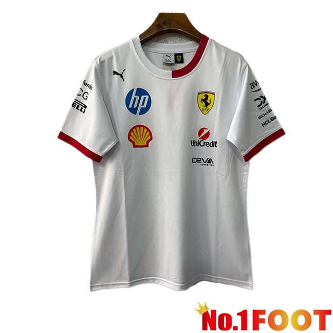 Formule 1 Ferrari Jersey White 2025/2026