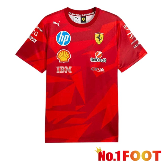 Formule 1 Ferrari Jersey Red 2025/2026