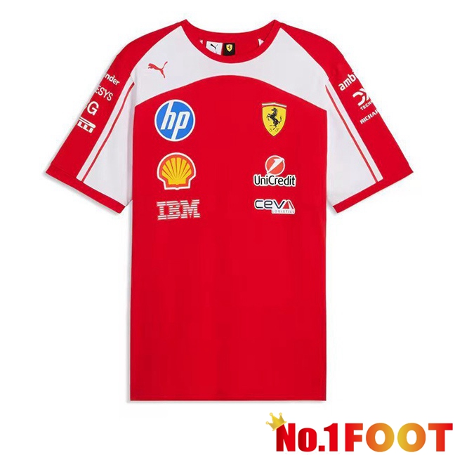 Formule 1 Ferrari Jersey White Red 2025/2026