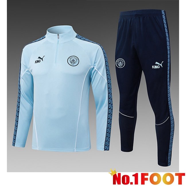 Manchester City Kids kit Training Tracksuit Blue 2026/2027