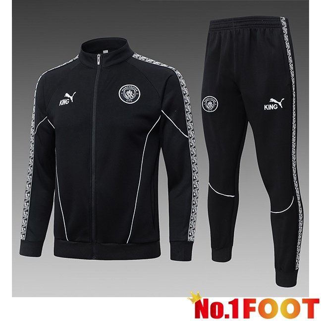 Manchester City Kids kit Training Jacket Suit Black 2026/2027