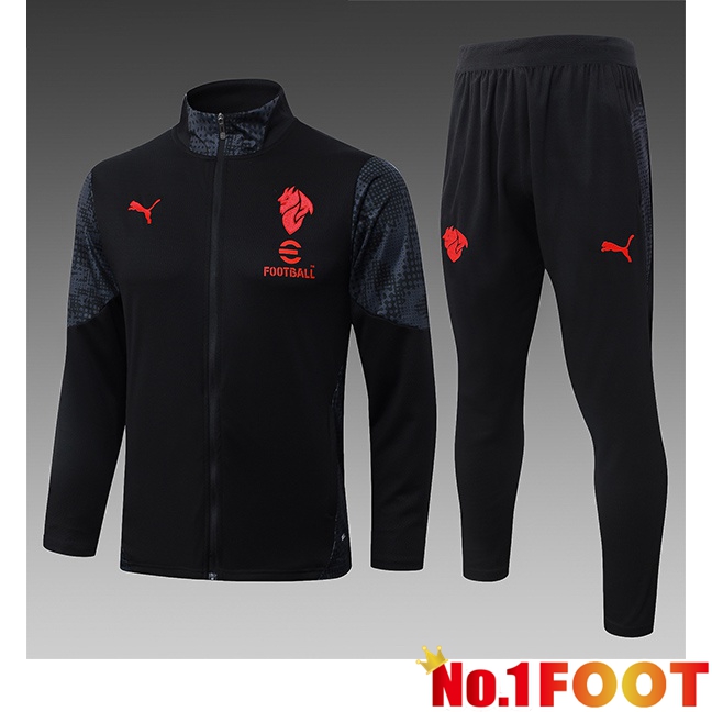 AC Milan Kids kit Training Jacket Suit Black 2026/2027