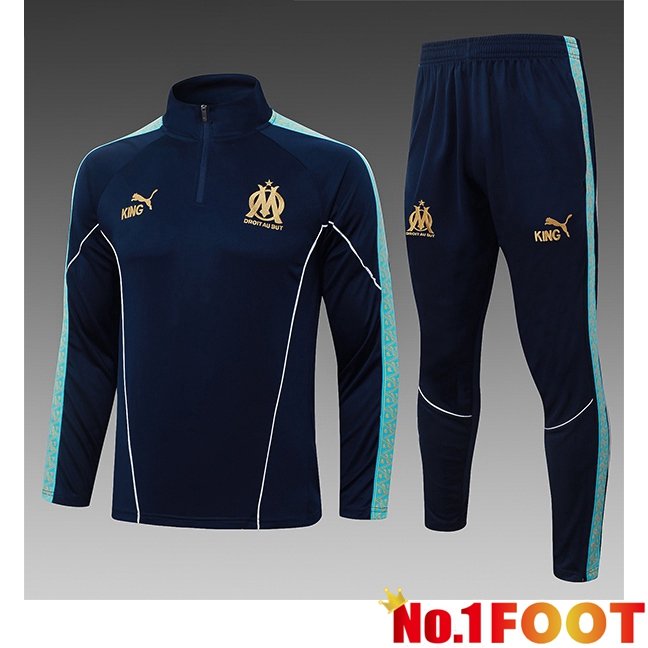 Marseille OM Kids kit Training Tracksuit Blue Royal 2026/2027