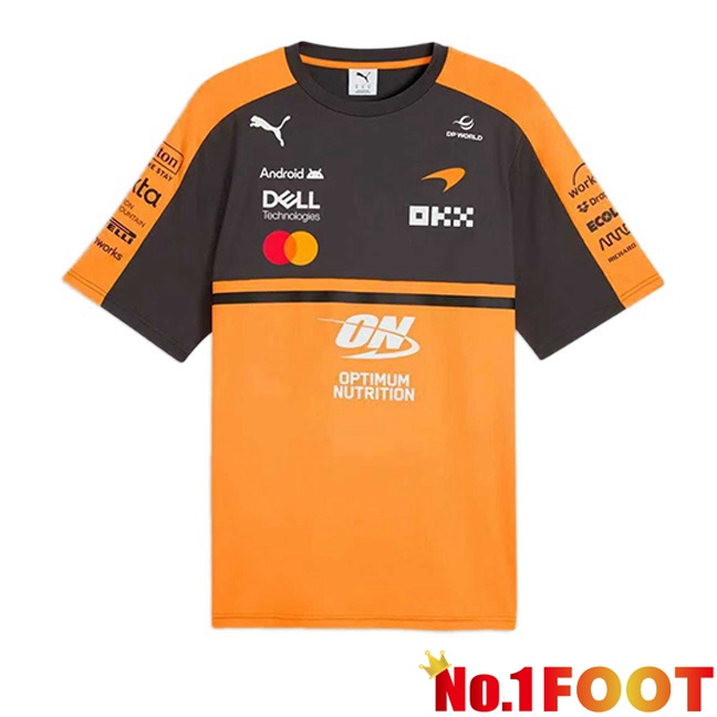 Formule 1 McLaren Jersey Blue Royal Orange 2025/2026