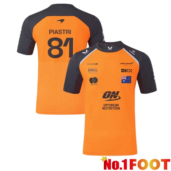 Formule 1 McLaren (PIASTRI 81) Jersey Orange Blue Royal 2025/2026