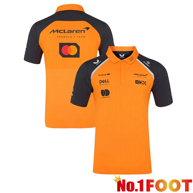 Formule 1 McLaren Polo Orange Blue Royal 2025/2026