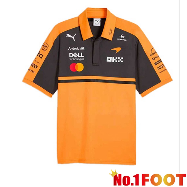 Formule 1 McLaren Polo Blue Royal Orange 2025/2026