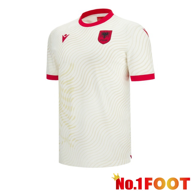 Albania Away Soccer Jersey White 2026/2027