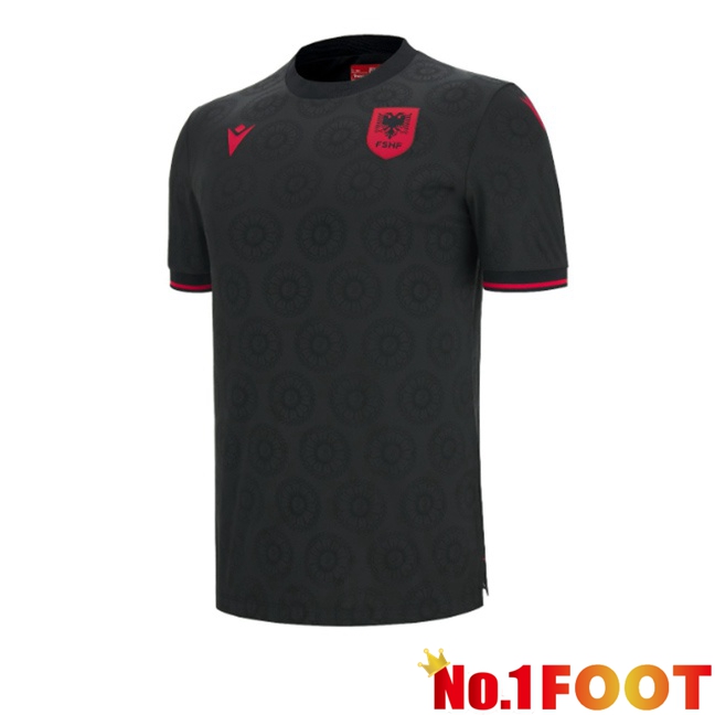 Albania Third Soccer Jersey Black 2026/2027