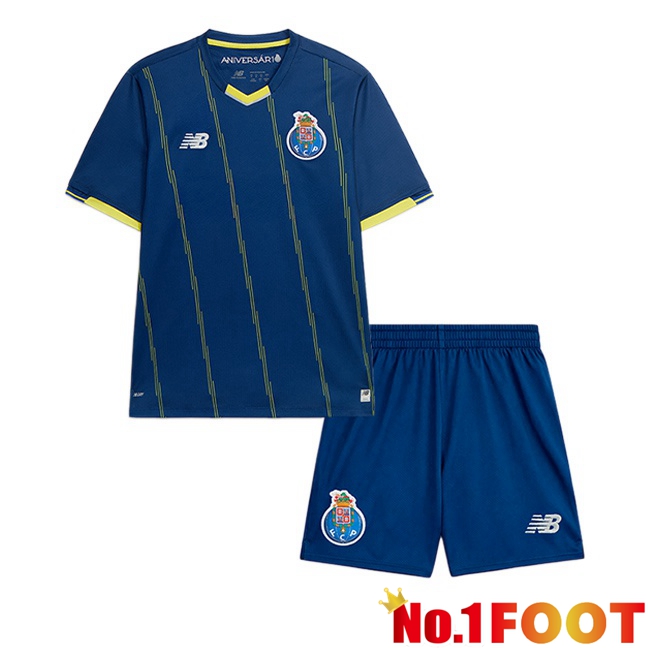 FC Porto Kids Fourth Soccer Jersey Blue Royal 2025/2026