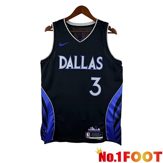 Dallas Mavericks (DAVIS #3) Soccer Jersey Black/Blue 2025/2026