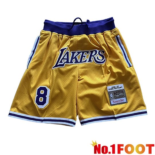 NBA Los Angeles Lakers Shorts Yellow/Purple 2025/2026