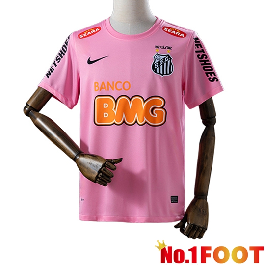 Santos Retro Soccer Jersey Pink 2012/2013