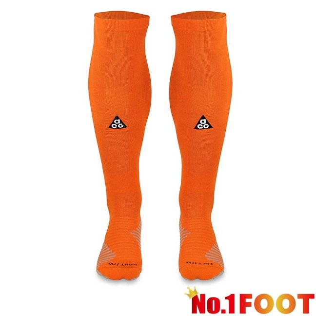 Inter Milan Fourth Soccer Socks Orange 2025/2026