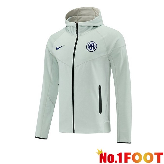 Inter Milan Training Sweatshirt Hoodie Grey 2026/2027