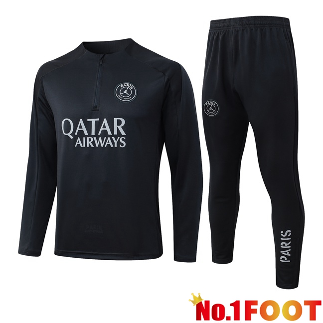 Paris PSG kit Training Tracksuit Black 2026/2027