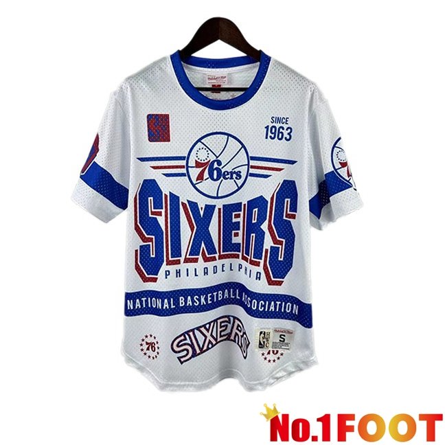 NBA Philadelphia 76ers Jersey Special Edition Retro White Blue 2025/2026