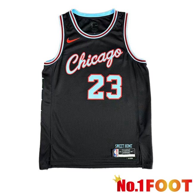 NBA Chicago Bulls (Michael Jordan 23)Jersey Black 2025/2026