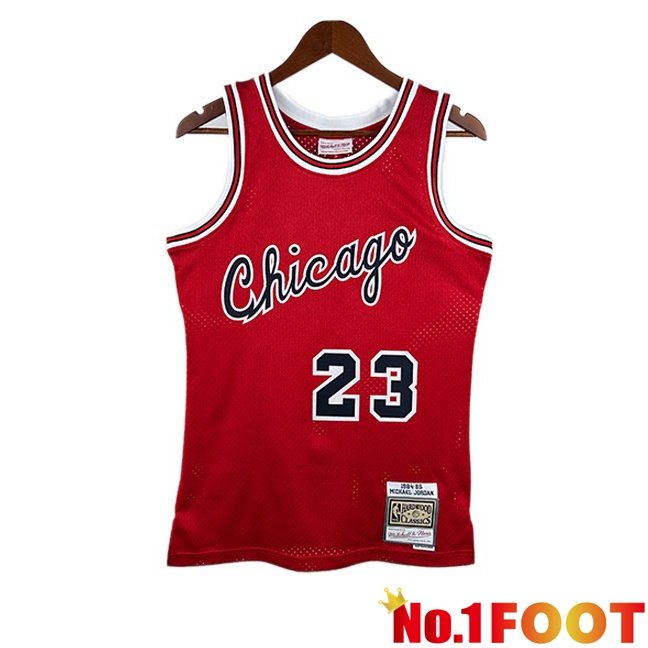 NBA Chicago Bulls (Michael Jordan 23)Jersey Retro Red 1984-1985