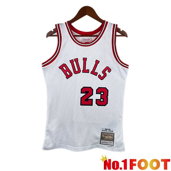 NBA Chicago Bulls (Michael Jordan 23)Jersey Retro White 1984-1985
