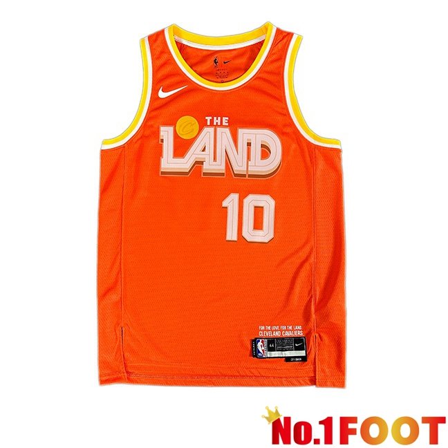 NBA Cleveland Cavaliers (Darius Garland 10)Jersey Orange 2025/2026