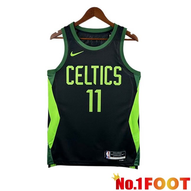NBA Boston Celtics (Kyrie Irving 11)Jersey Black Green 2024/2025