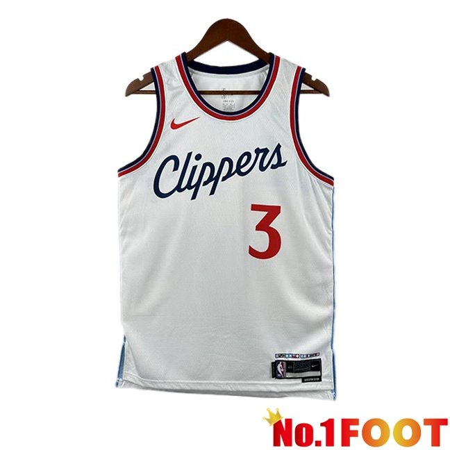 NBA Los Angeles Clippers (Chris Paul 3)Jersey White 2024/2025
