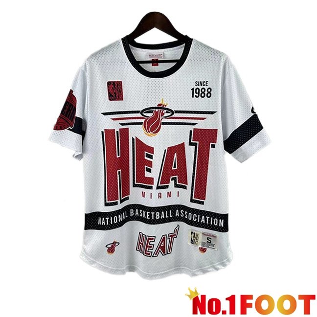 NBA Miami Heat Jersey Special Edition Retro White Red 2025/2026