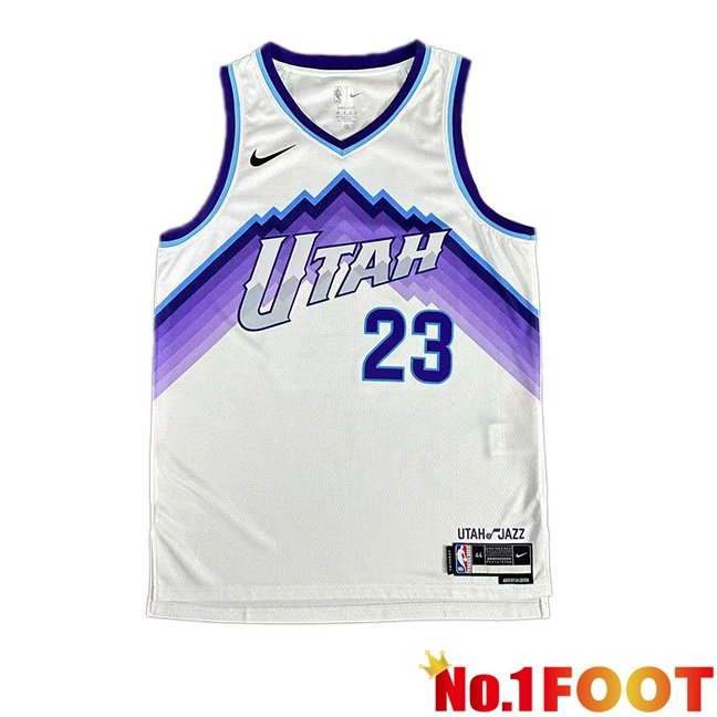 NBA Utah Jazz (Lauri Markkanen 23)Jersey White 2025/2026
