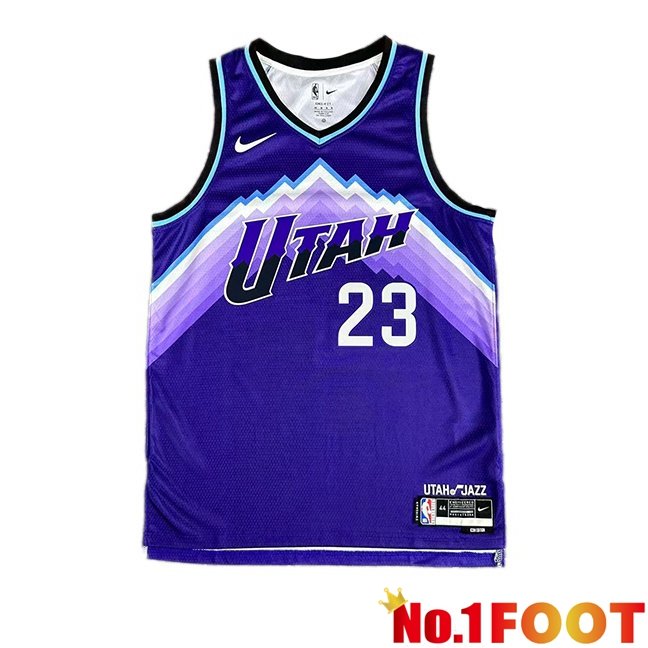 NBA Utah Jazz (Lauri Markkanen 23)Jersey Purple 2025/2026