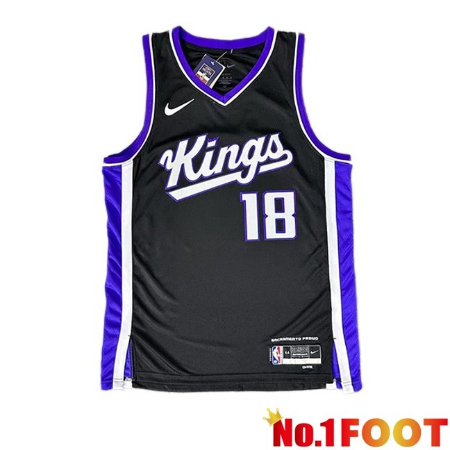 NBA Sacramento Kings (Russell Westbrook 18)Jersey Black 2023/2024