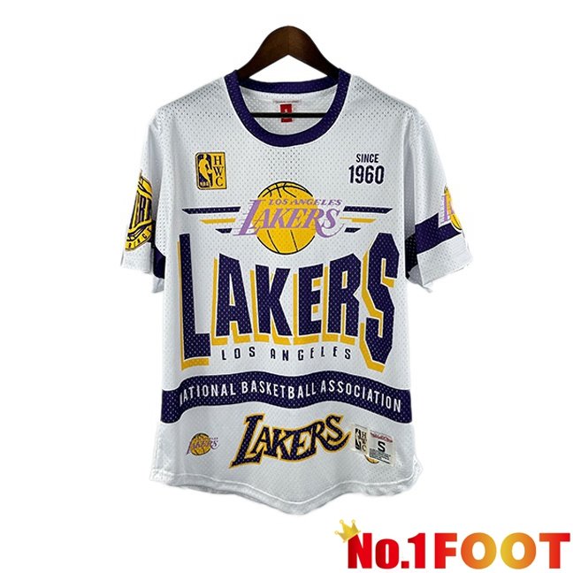 NBA Los Angeles Lakers Jersey Special Edition Retro White Purple 2025/2026