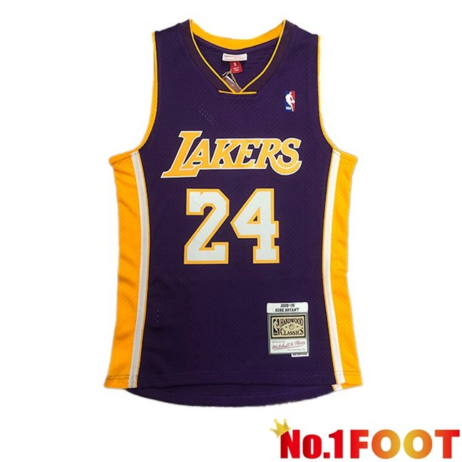 NBA Los Angeles Lakers (Kobe Bryant 24)Jersey Retro Purple 2008-2009