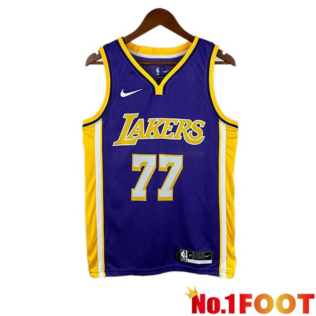 NBA Los Angeles Lakers (Luka Dončić 77)Jersey Special Edition Purple