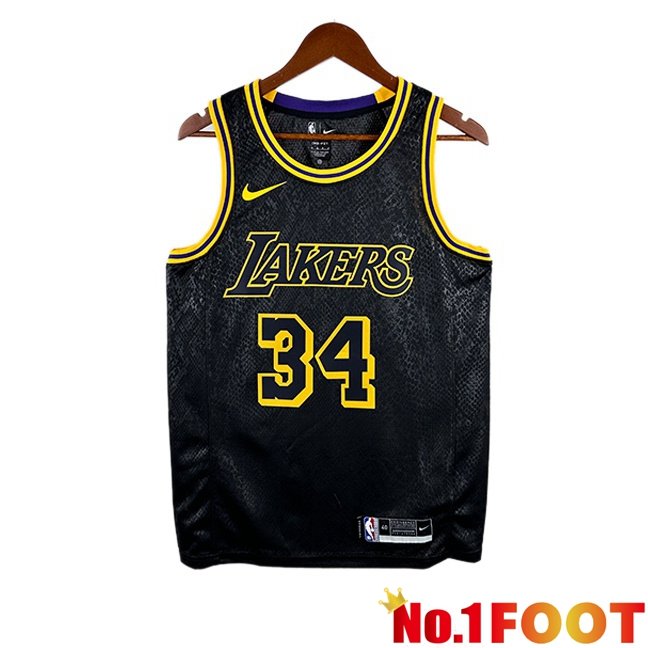NBA Los Angeles Lakers (Shaquille O'Neal 34)Jersey Special Edition Black